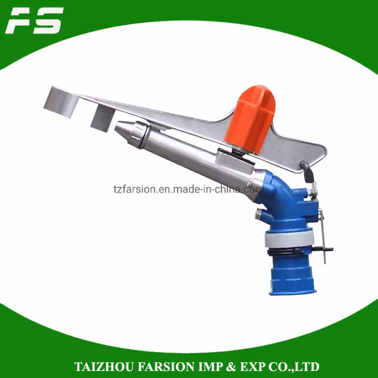 Regadera grande del agua del arma de la lluvia del cañón de cobre amarillo de la irrigación de la agricultura Py40