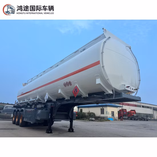 Nueva gran capacidad 3,5 toneladas 55000 30000L 38000 11000 40000 Tractor 33000 35000 Gran 45000 litros Multi Tractor Semirremolque con tanque de combustible de acero inoxidable