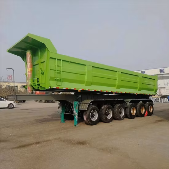 Venta caliente volquete de carga de 3 ejes semirremolque de camión pesado de plataforma plana
